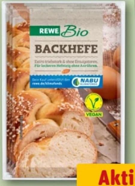 Bio Backhefe Vegan