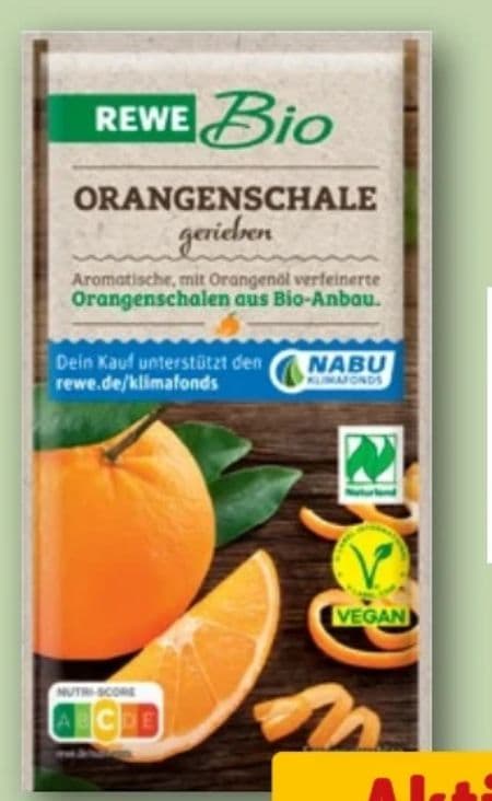 Bio Orangenschale Vegan