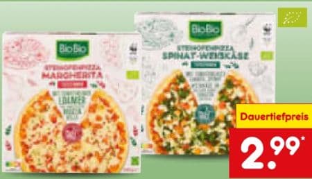 Bio-Steinofenpizza Vegetarisch