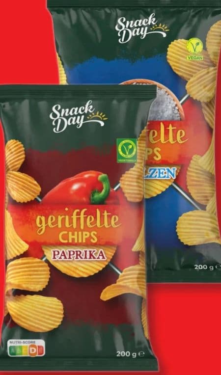 Geriffelte Chips