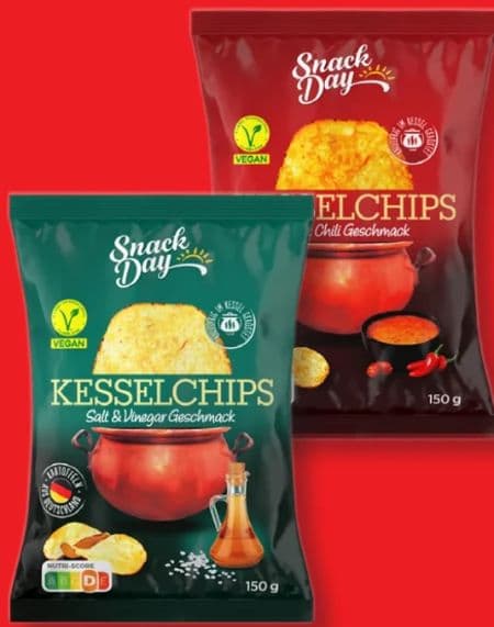 Vegane Kesselchips