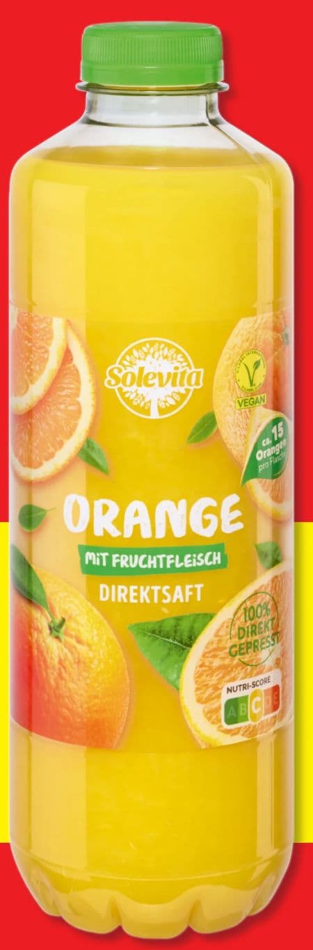 Orangensaft vegan