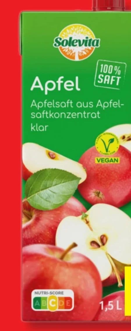 Apfelsaft Vegan