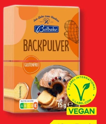 Backpulver Vegan